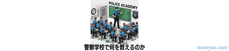 警察学校で教えるものとは何か